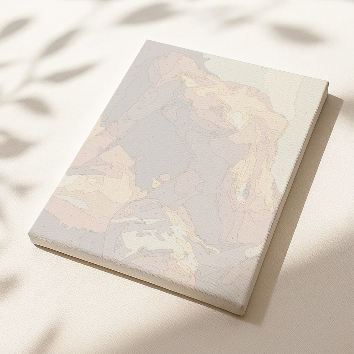Skin paint by numbers kit, 40x50 cm