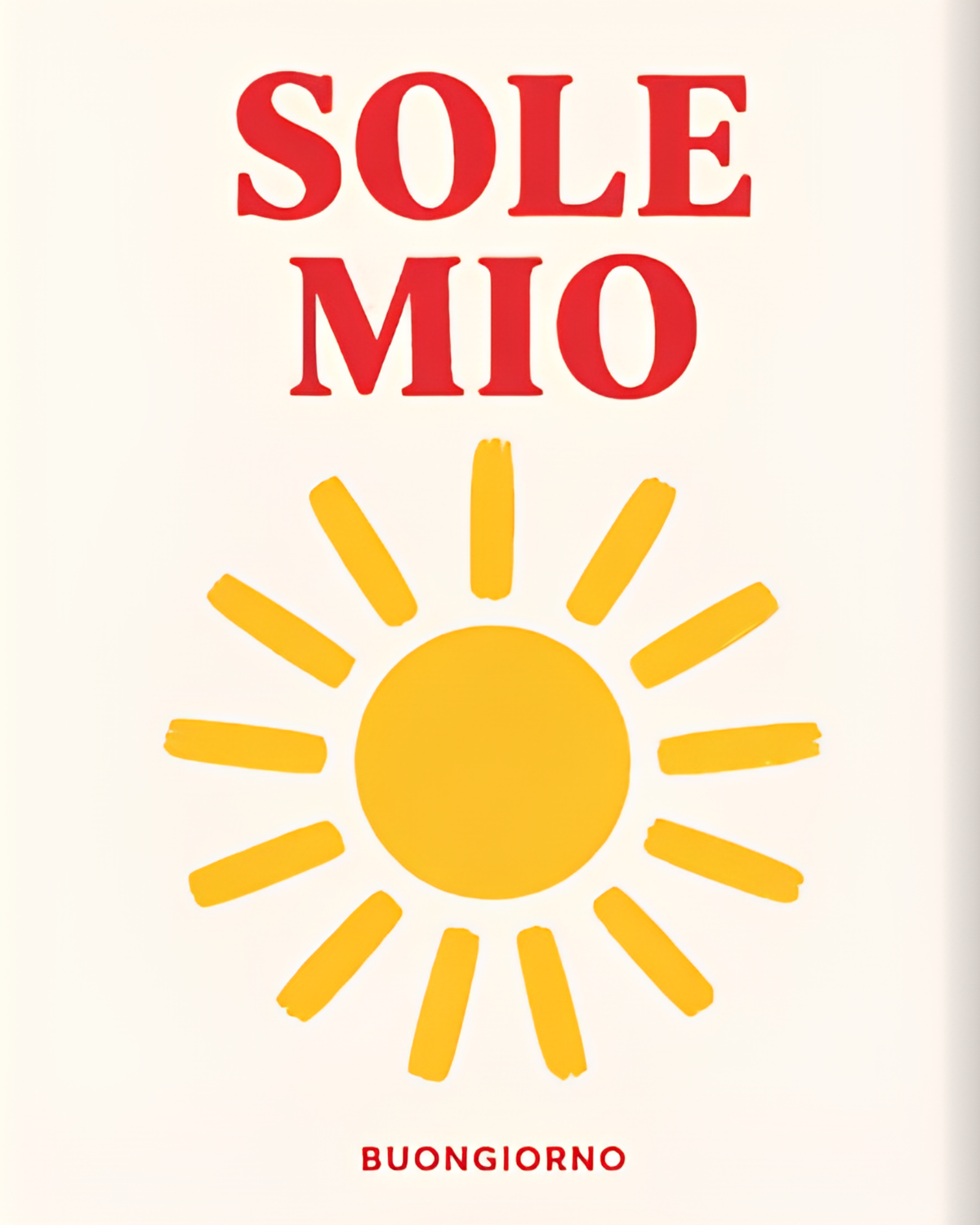 Sole Mio – mini-canvas schilderen op nummer, 20x25 cm