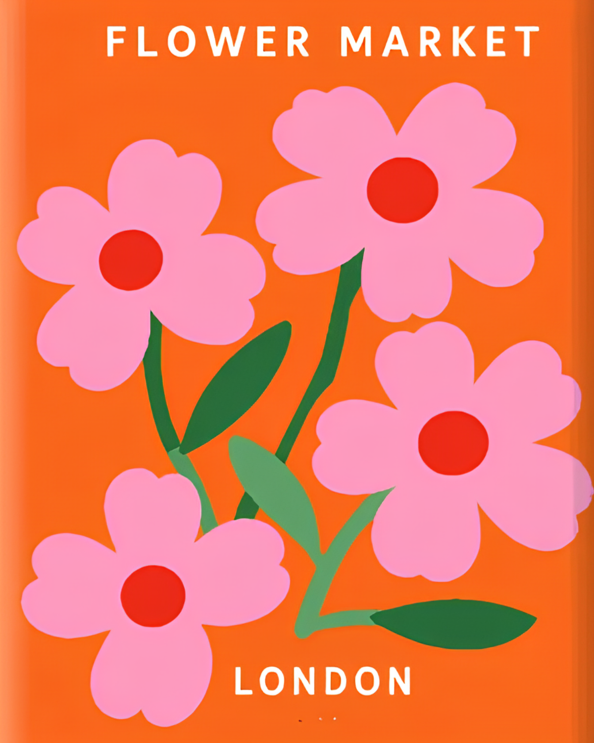 Flower Market – mini-canvas schilderen op nummer, 20x25 cm
