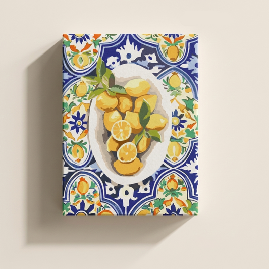 Summer Lemons paint by numbers kit, 40x50 cm