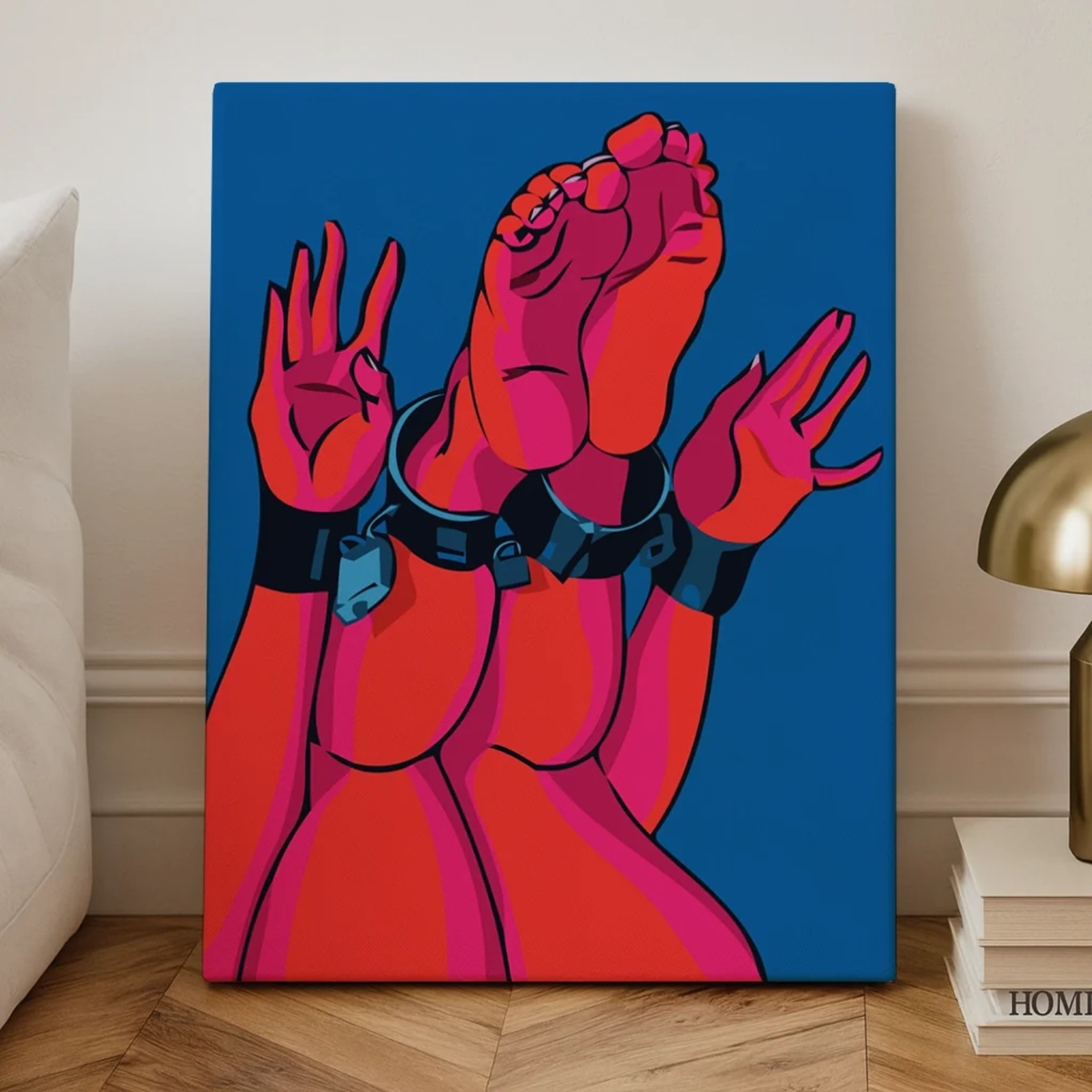 Chains paint by numbers kit, 40x50 cm