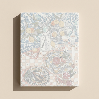 Picnic paint by numbers kit, 40x50 cm