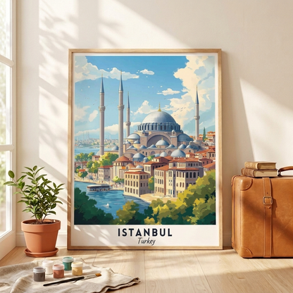 Istanbul paint by numbers kit, 40x50 cm