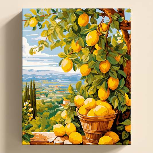 Mediterranean Morning paint by numbers kit, 40x50 cm