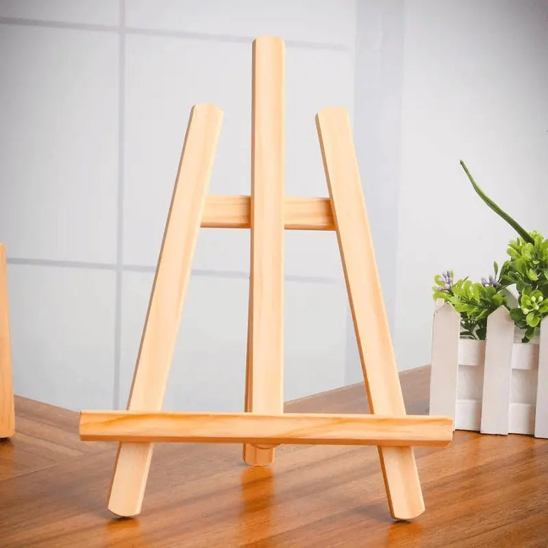 Wooden tabletop easel