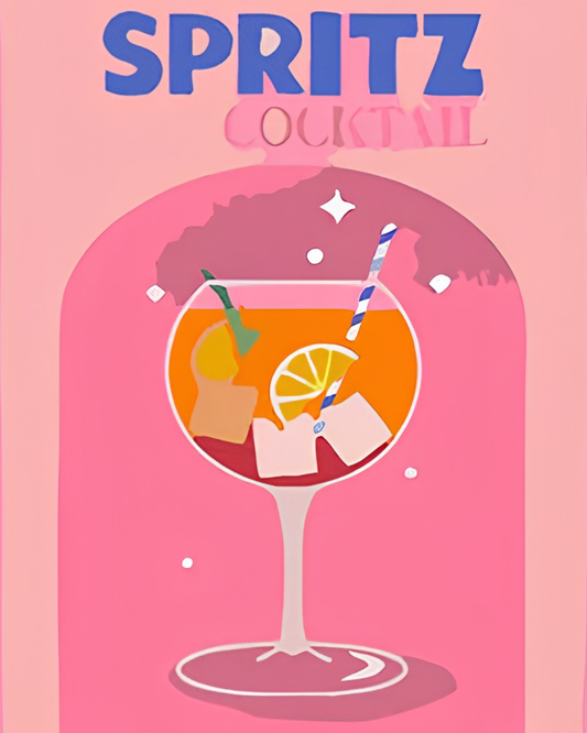 Spritz – mini-toile de peinture par numéros, 20x25 cm